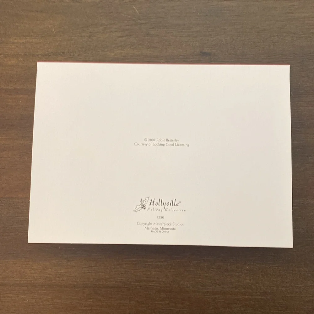Hollyville 34 Seasons’s Greetings Greeting Cards & Envelopes in Box (7580) 2007